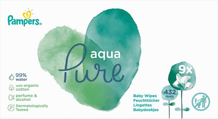 Produktbild Pampers Aqua Pure (432 Stück)