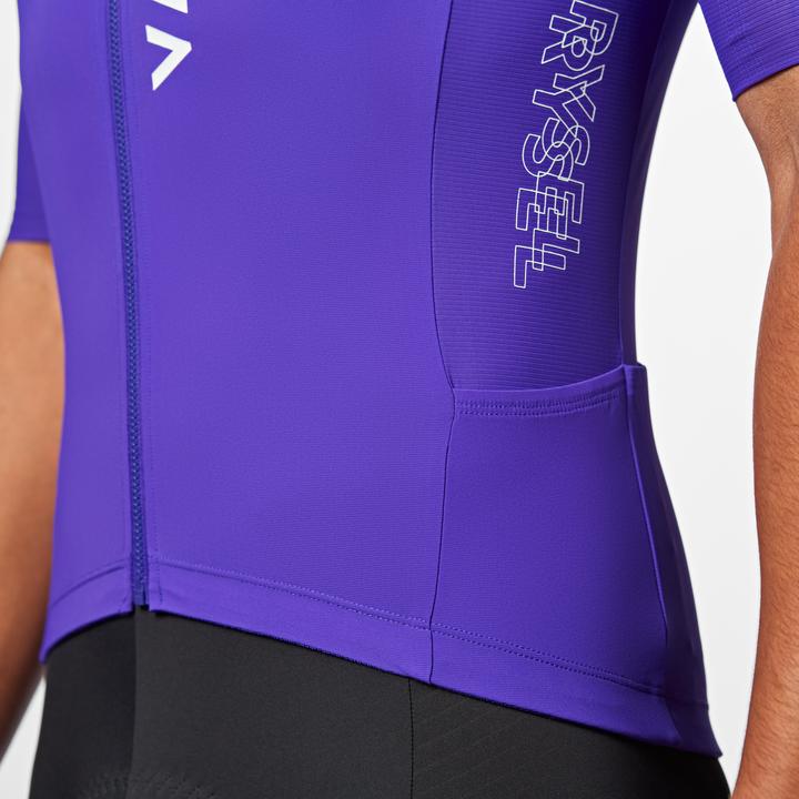 Image du produit Van rysel Maillot de vélo route manches courtes été unisexe - RACER 2 violet (XL)