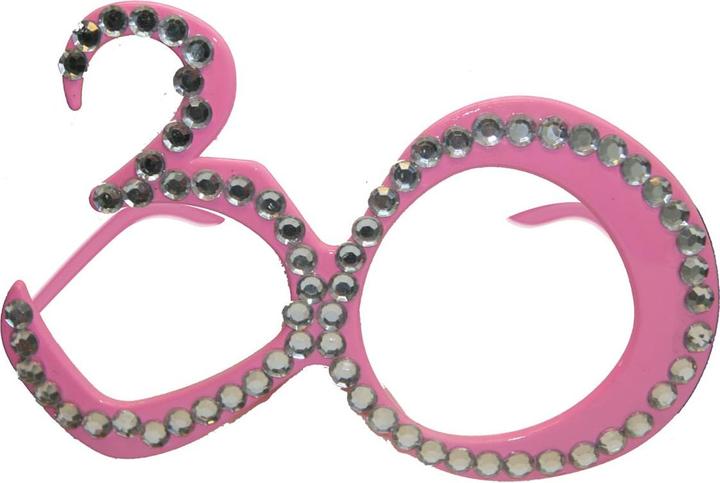 Image du produit Folat 30 ans Verres de diamant rose