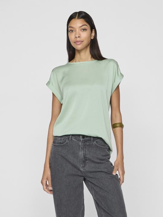 Actual product image Vila Round neckline top with short sleeves (34)