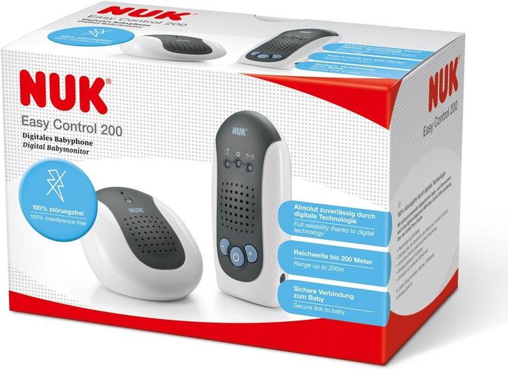 Produktbild NUK Easy Control 200 (Babyphone Audio, 200 m)