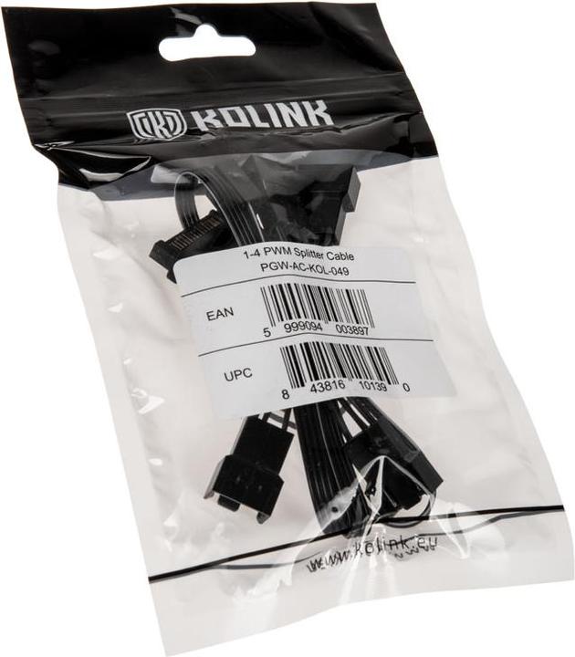 Produktbild Kolink 1-4 PWM Lüfter Splitterkabel