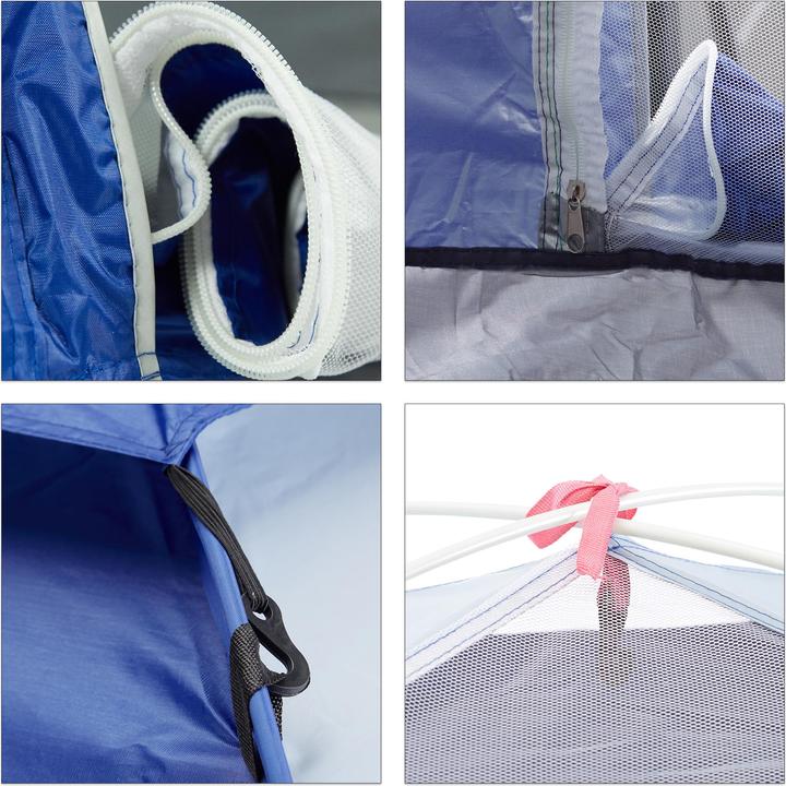 Image du produit Relaxdays Popup (Tente instantanée, 1.38 kg, 3 personnes)