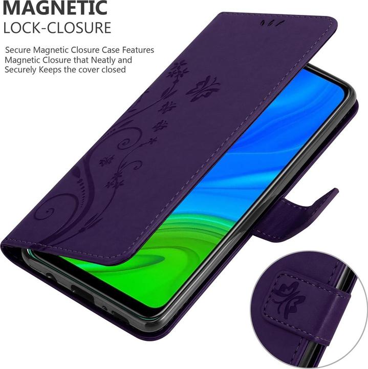 Productafbeelding Cadorabo Bloemen Boekomslag (Huawei P Smart (2020))