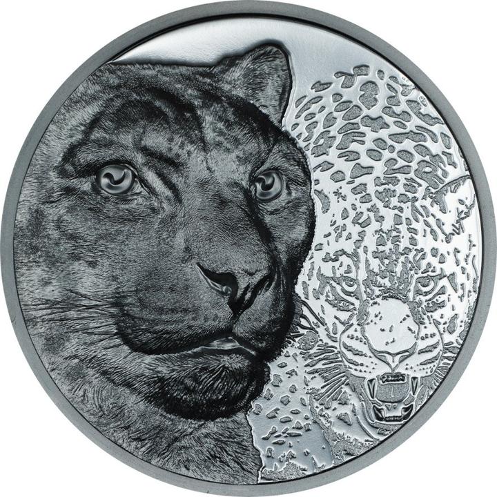 Produktbild CIT Coin Invest Silber Snow Leopard 2 oz Black Proof - High Relief 2024 (999, 2024)