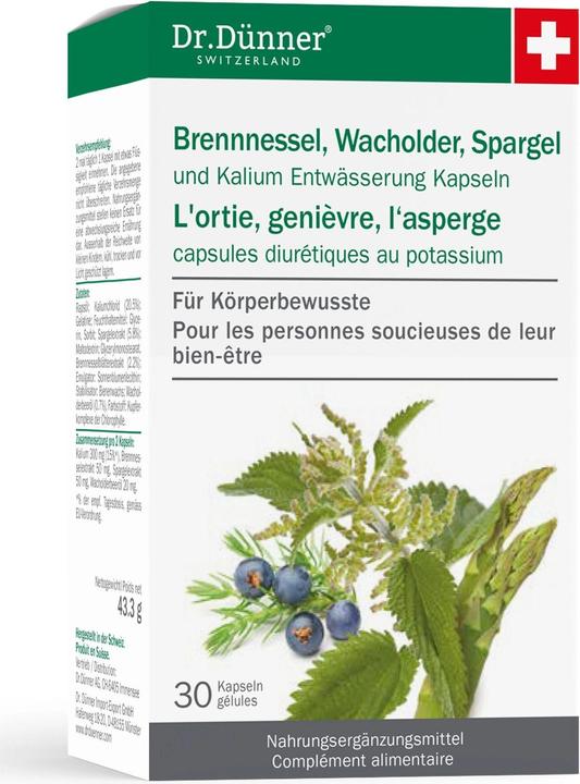 Actual product image Dr. Dünner Essenza Nettle Drainage Capsules (1 Piece, Capsules, 58 g)