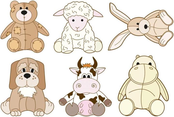 Produktbild Trenddeko Kuscheltierzoo (120 x 80 cm)