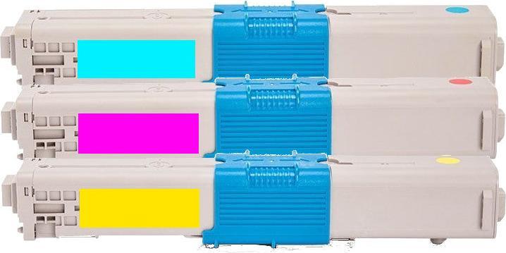 Actual product image Hermex Compatible toner for OKI C301dn (M, C, Y)