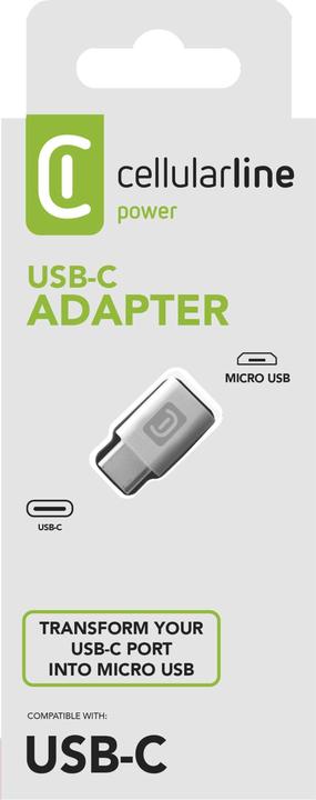 Produktbild Cellularline Compact Adapter (USB Typ-C)