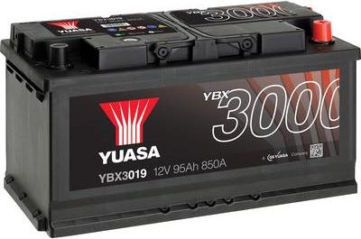 Immagine prodotto Yuasa Batteria auto SMF YBX3019 12 V 95 Ah T1 Disposizione delle celle 0 (12 V, 95 Ah, 850 A)