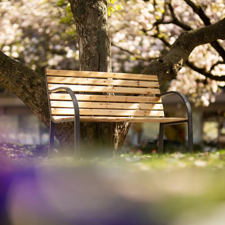 Actual product image tectake Garden bench Micha