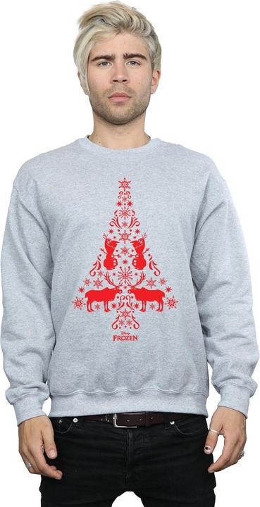 Actual product image Disney Mens Frozen Christmas Tree Sweatshirt (3XL)