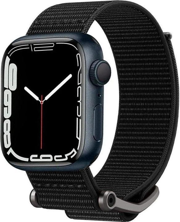 Productafbeelding Spigen Durapro Flex band voor Apple Watch 4 / 5 / 6 / 7 / SE (42 / 44 / 45 mm) zwart (42 mm, 44 mm, 45 mm, Nylon)