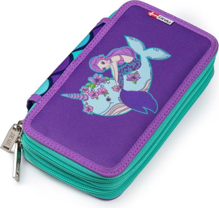 Produktbild JEVA Pencil Case TwoZip - Rainbow Mermaid (8865-72)