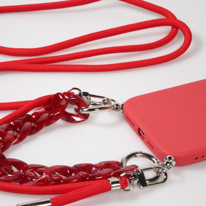 Image du produit PhoneLook Coque Gel silicone avec corde collier & chaîne de pierre décorative (Apple iPhone 13 Pro Max)