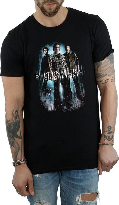 Immagine prodotto Supernatural Maglietta in cotone con foto di gruppo (XXL)