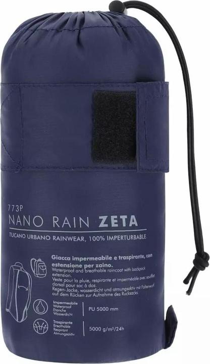 Image du produit Tucano Urbano TU Nano Veste anti-pluie Zeta unisex bleu S (Hommes, Femmes, S)