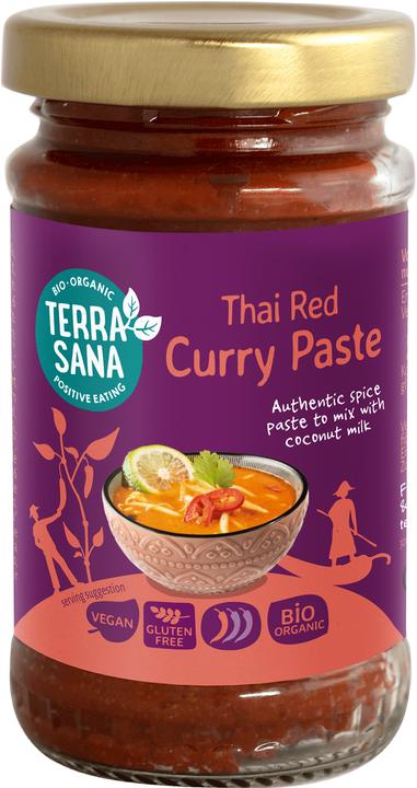 Produktbild Terra Sana Thai Curry Paste Red Bio (120 g)