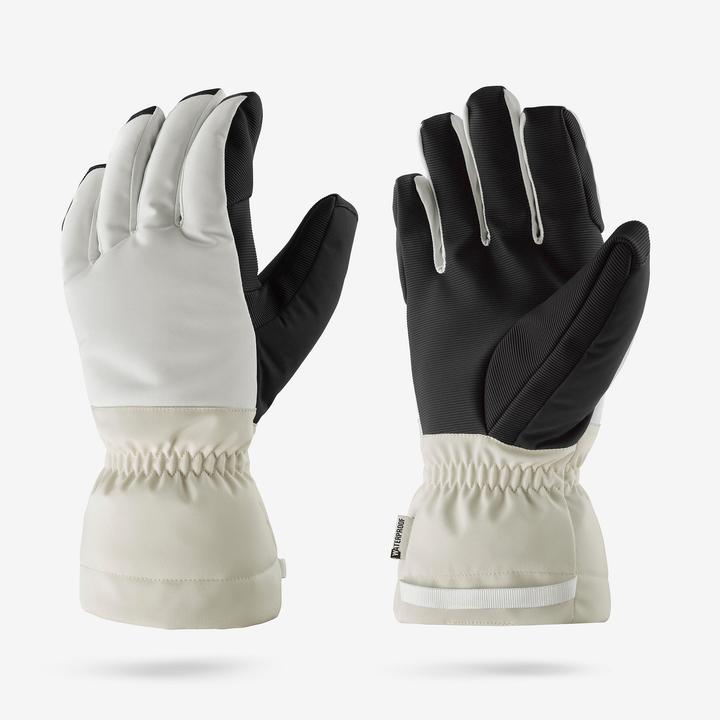 Produktbild Wedze Skihandschuhe Erwachsene warm - 500 weiss (L)