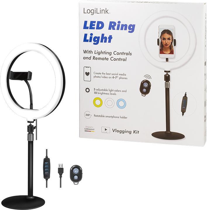 Produktbild LogiLink Ringlicht-Stativ (Ringleuchte)