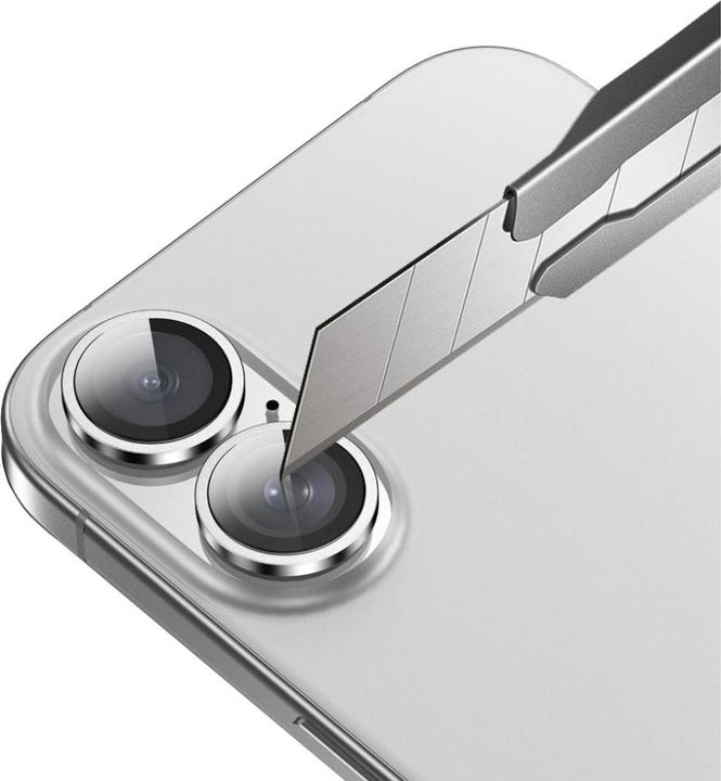 Actual product image Screenguard Camera Lens Protector protective glass Apple iPhone 16 (1 Piece, Apple iPhone 16)