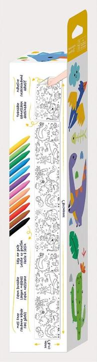 Actual product image Avenir Wax Crayon Set Dinosaur World (Colored, 12 x)