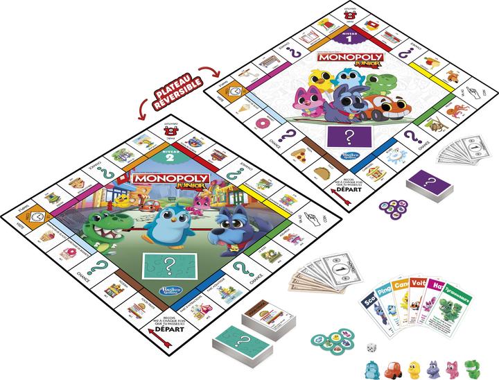 Actual product image Monopoly Junior 2 Games in 1, f (French)