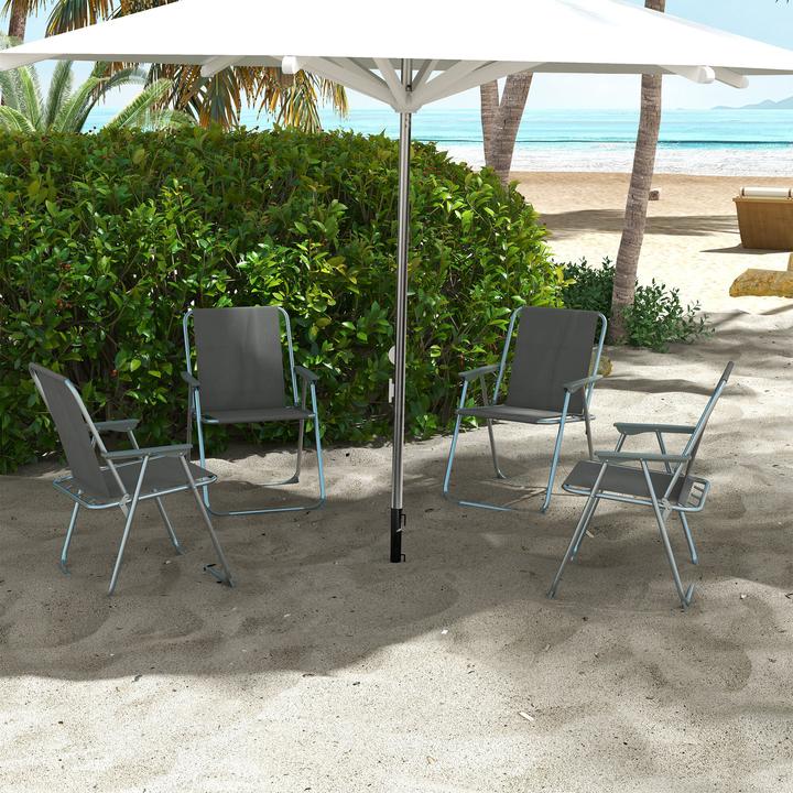 Produktbild Outsunny Campingklappstuhl im 4er Set
