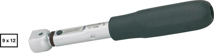 Image du produit HAZET Clé dynamométrique 6392-320V - tolérance : 2% - carré mâle 14 x 18 mm - - (1/4", 60 Nm, 320 Nm)