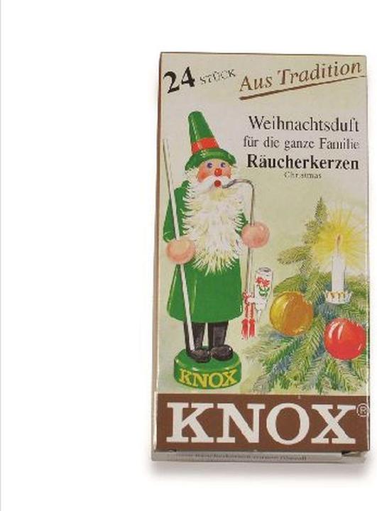 Produktbild Knox Räucherkerzen - Weihnachtsduft 24 Stk., Kegel
