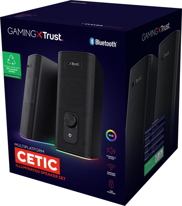 Actual product image Trust GXT612 CETIC BT PC Speaker Wired Black