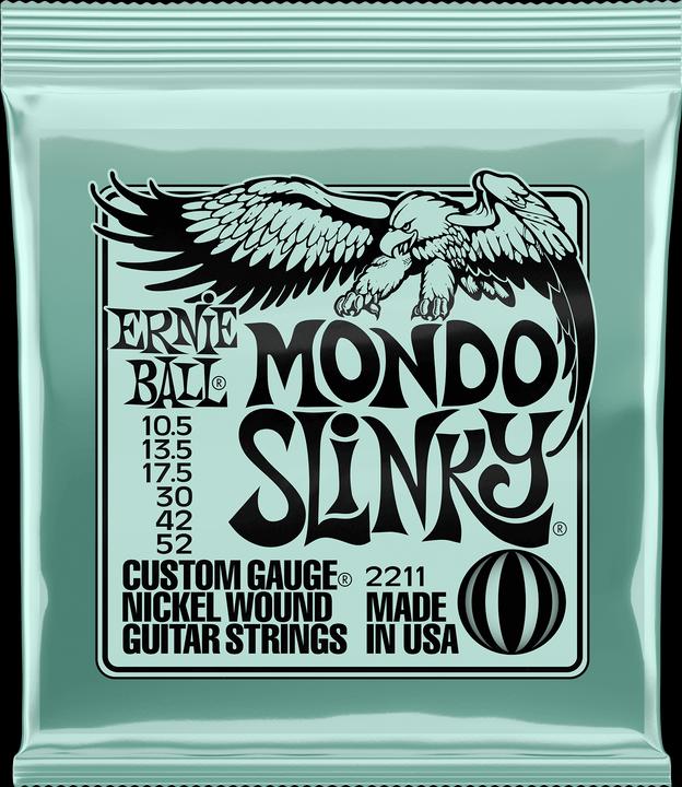 Ernie Ball Mondo Slinky (6 x, Electric guitar, 0.52")