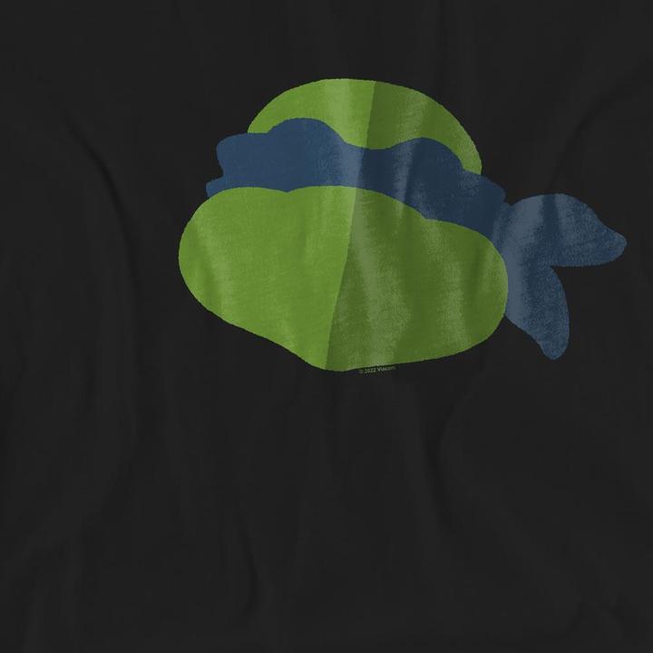Actual product image Teenage Mutant NT Unisex Adult Leonardo Face T-Shirt (S)