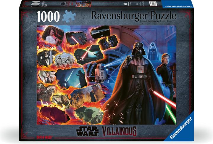 Ravensburger Puzzle 12000267 - Darth Vader - 1000 pieces Star Wars Villainous Puzzle for adults (1000 pieces)