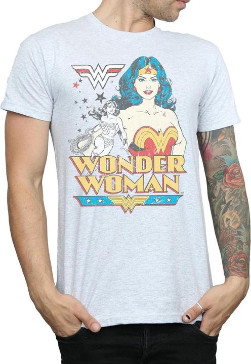 Image du produit - T-shirt WONDER WOMAN POSING - Homme (S)