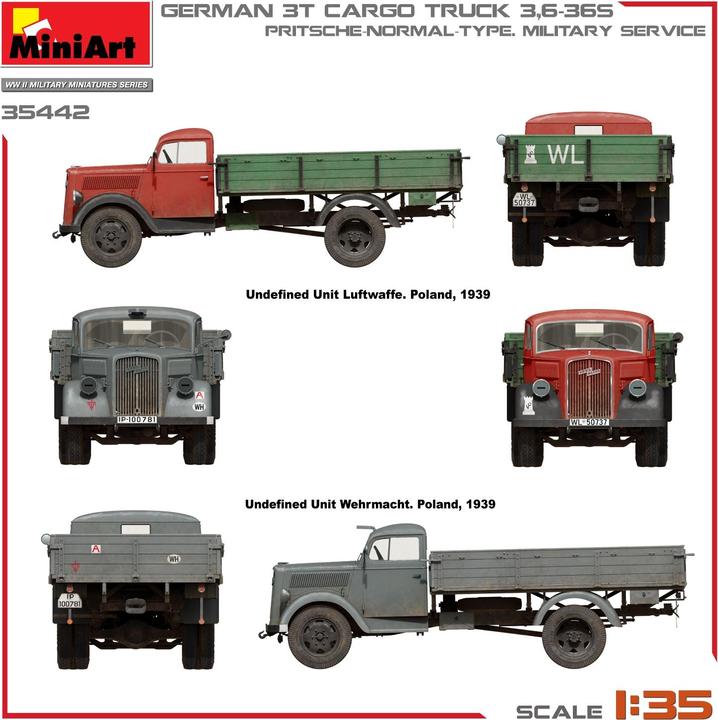 Immagine prodotto 1:35 Dt. 3 To. Camioncino da carico con pianale