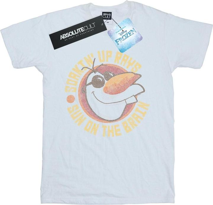 Actual product image Disney Mens Frozen Olaf Sun On The Brain T-Shirt (5XL)
