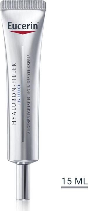 Produktbild Eucerin HYALURON-FILLER + 3x EFFECT Augenpflege LSF 15 (Crème, 15 ml, Tag + Nacht)