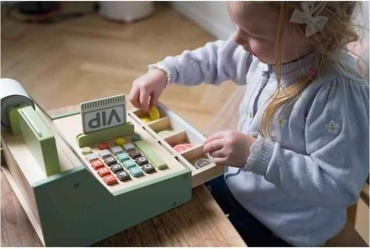 Immagine prodotto dantoy Set di registratori di cassa in legno (4770)
