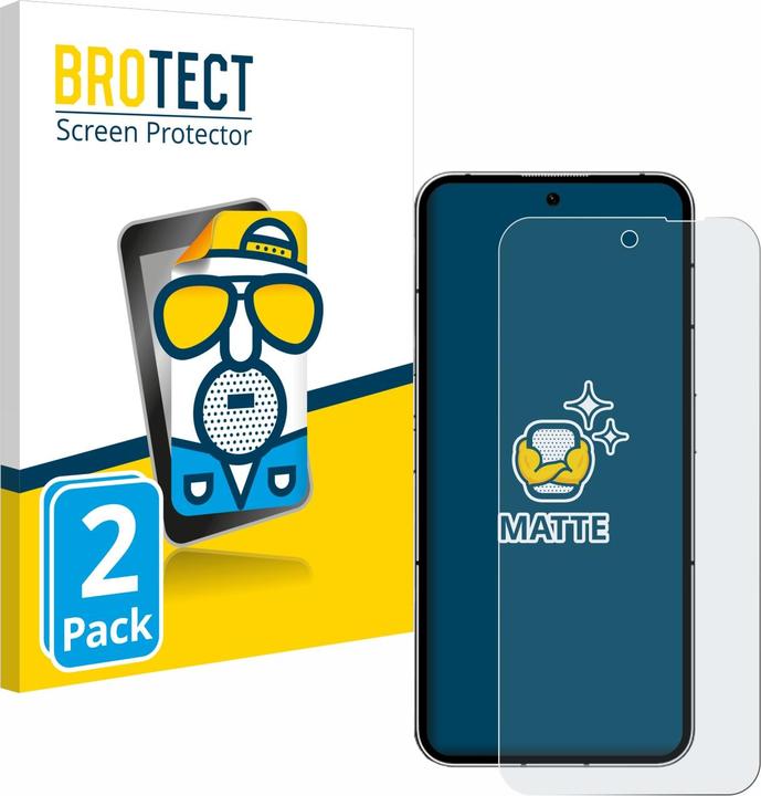 Productafbeelding BROTECT Antireflecterende schermbeschermer mat (2 Stuk, Nothing Phone (2))