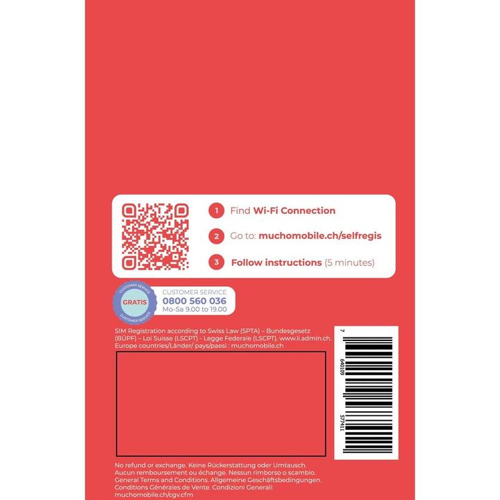 Produktbild BeeOne SIM-Karte MUCHO Mobile Pack DUOMUNDO