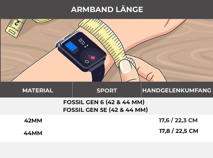 Produktbild Strap-it Sportarmband (22 mm, Silikon)