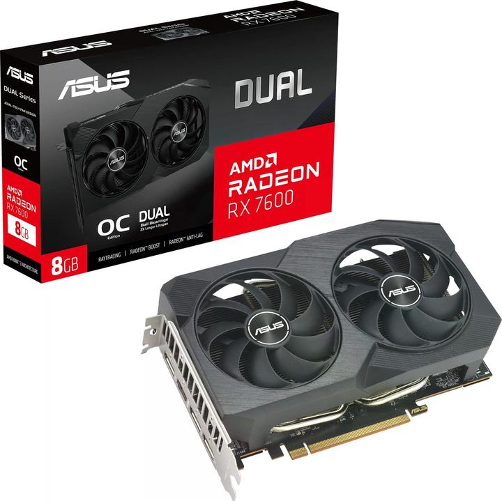 Produktbild ASUS Dual Radeon RX 7600 V2 OC Edition (8 GB)