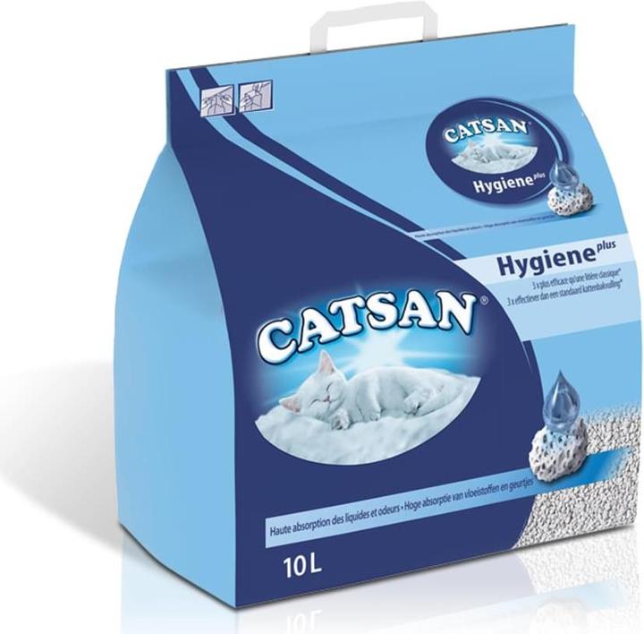Image du produit Catsan Hygiene Plus (Biodégradable, Neutralisant, Ne s'agglomère pas, 4.82 kg)