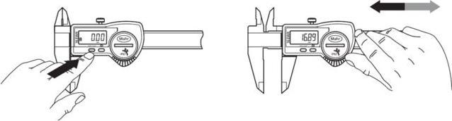 Actual product image Magni Caliper digital IP67 with data output 150mm RT MAHR (15 cm)