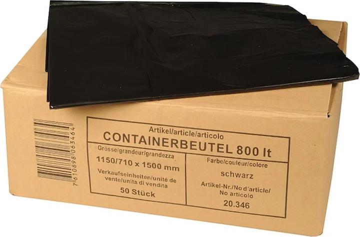 Actual product image nikkoTv Container bag 800l black, 50 pcs. (50 x, 800 l)