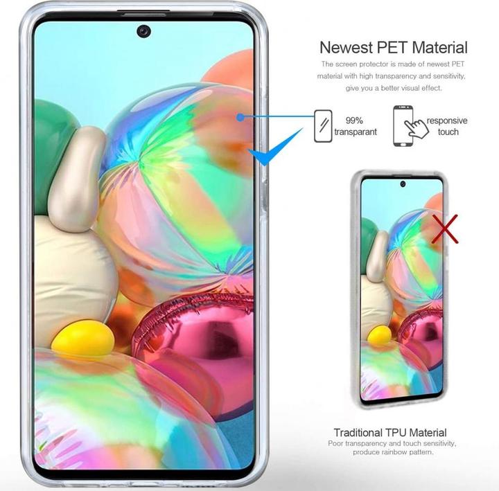 Actual product image Screenguard 360° Screen & Body Protector Samsung Galaxy A71 Cover with Foil (Samsung Galaxy A71)