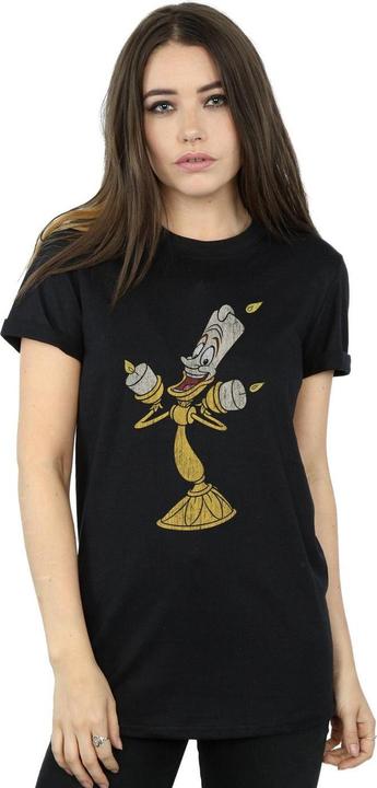 Produktbild Disney Beauty And The Beast Lumiere Distressed TShirt (XXL)