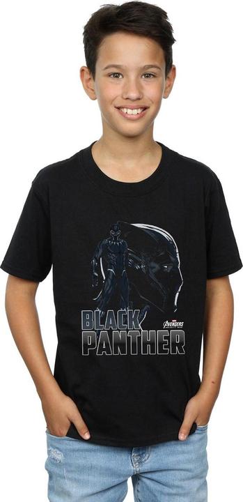 Image du produit Universal Textiles Garçons - T-shirt en coton Black Panther (128)