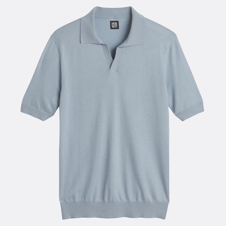 La Redoute Collections Kurzärmeliges Poloshirt mit V-Ausschnitt